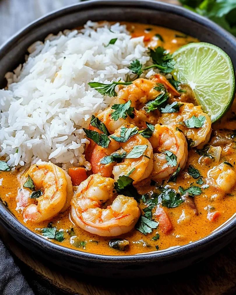 Aromatisches Garnelen Curry mit Kokosmilch und Reis – Schritt 1