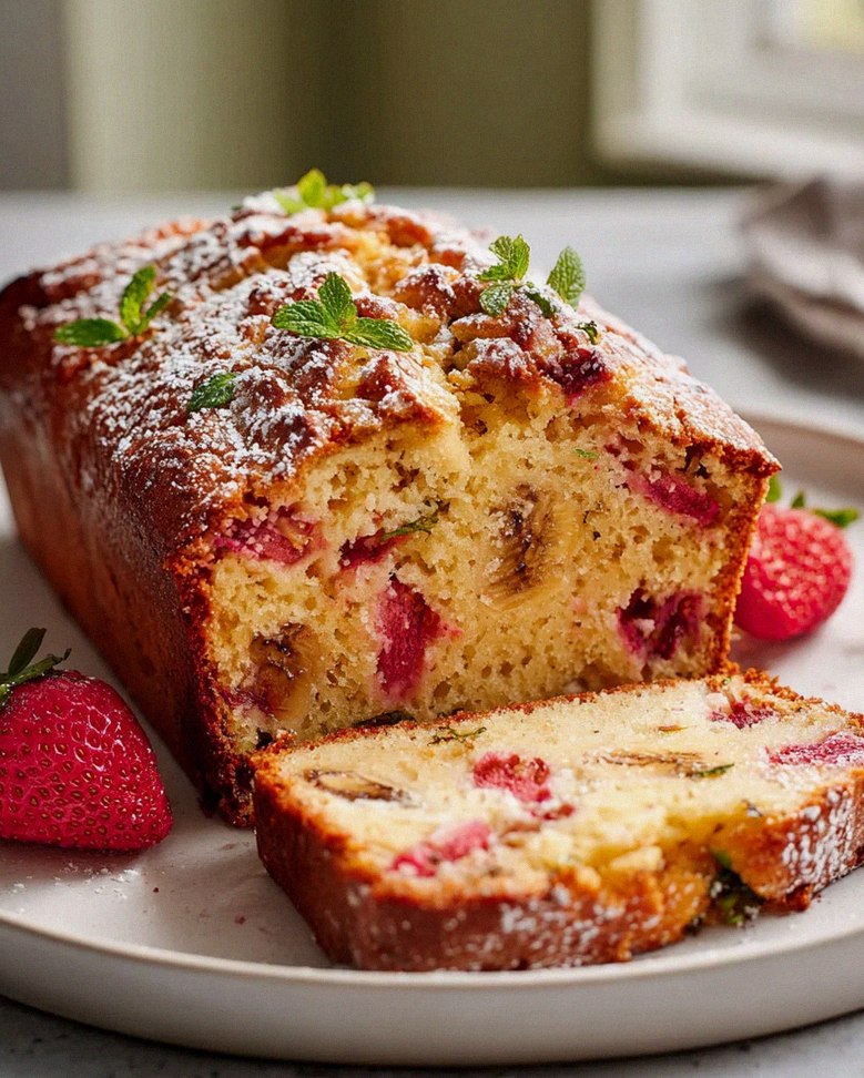 Bananen-Erdbeer-Früchtebrot: Süß, einfach & lecker backen! – Schritt 2