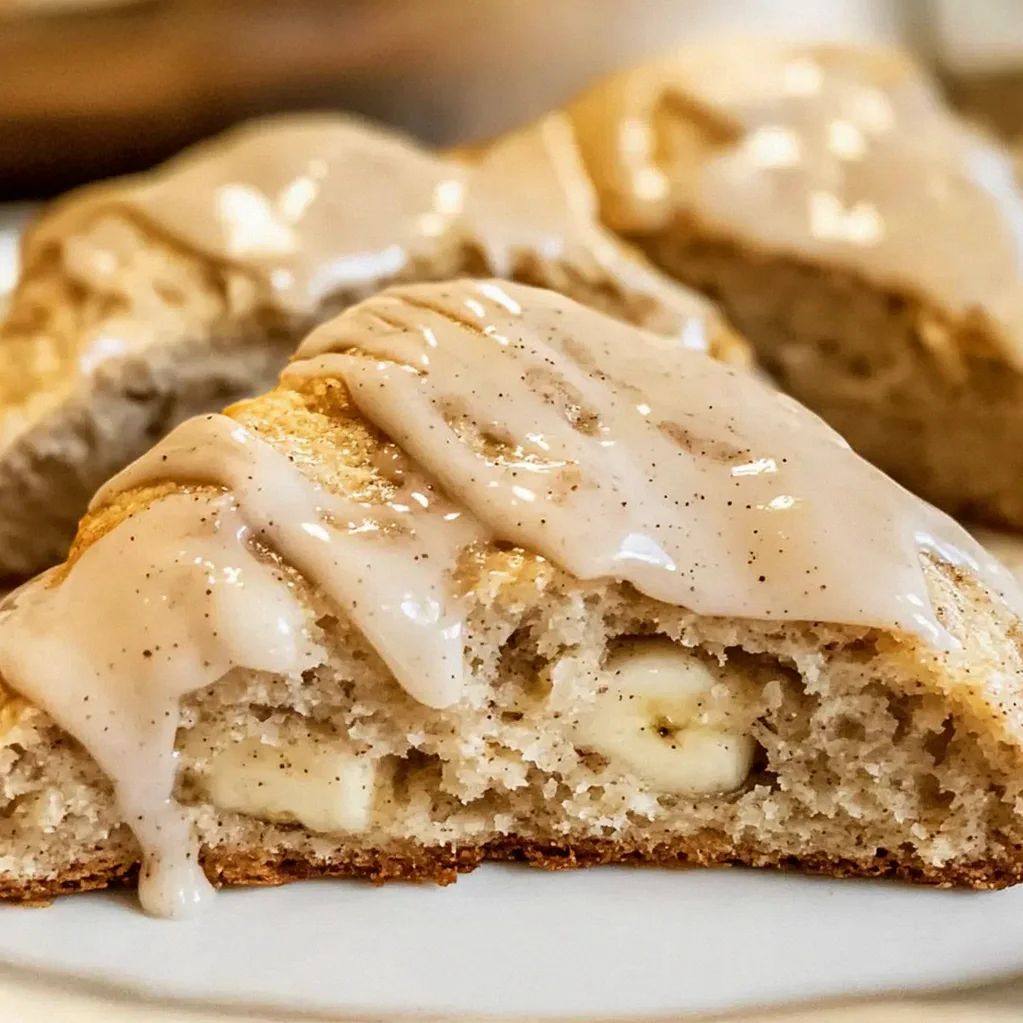 Bananenscones mit Zimt und Frischkäseglasur – Schritt 2