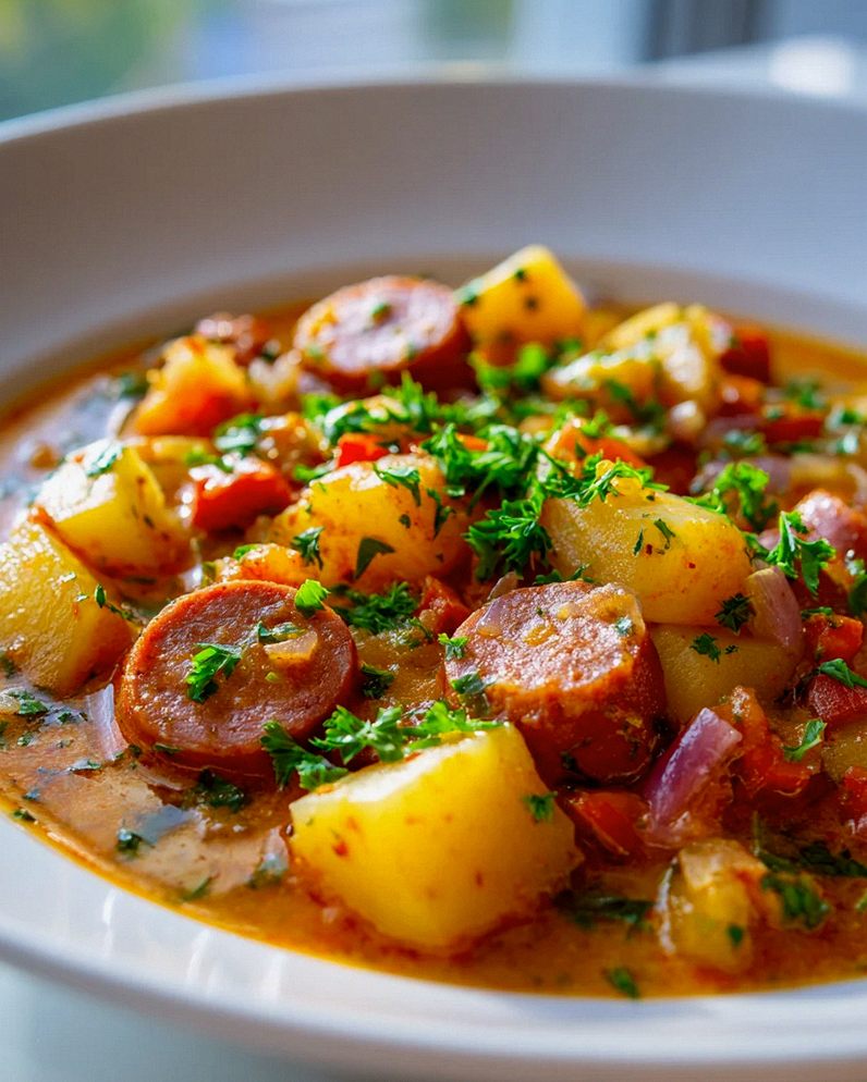Bestes Kartoffelgulasch mit Wuerstchen – Schnell & Sättigend – Schritt 2