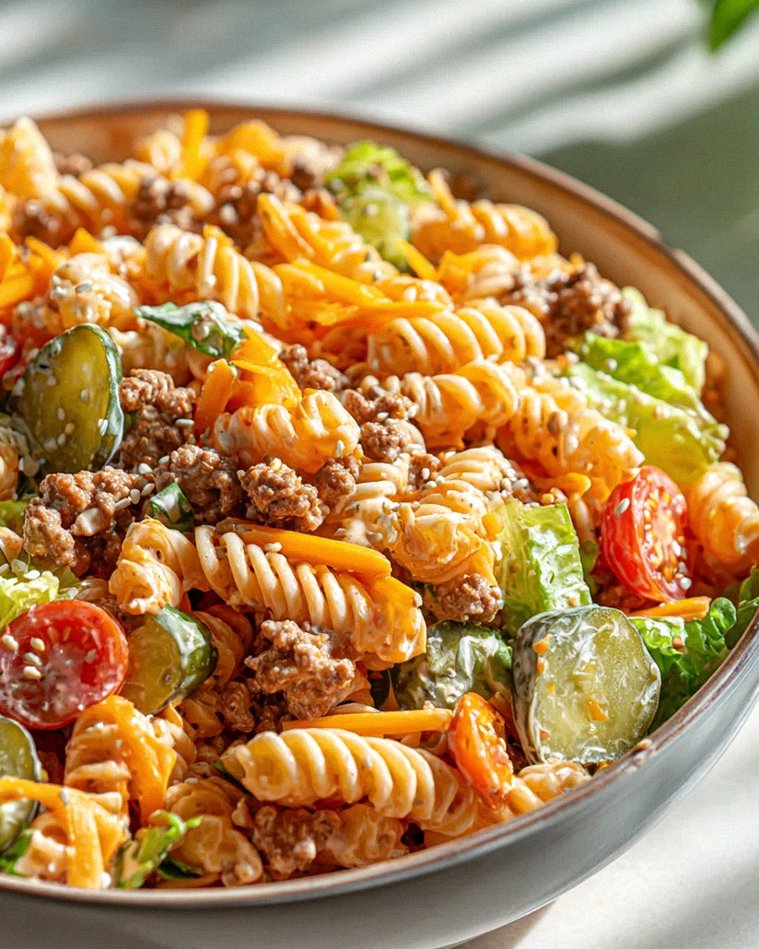 Big Mac Nudelsalat: Der Kult-Burger als frischer Salat! – Schritt 1