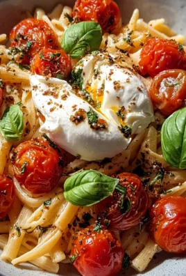 Burrata Pasta mit Tomaten Schnell & Einfach aus dem Ofen