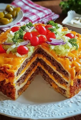 Cheeseburger-Torte