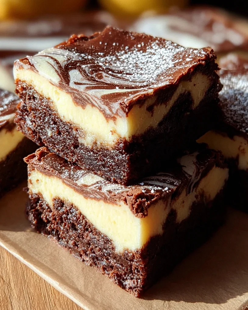 Cheesecake Brownies – Schritt 1