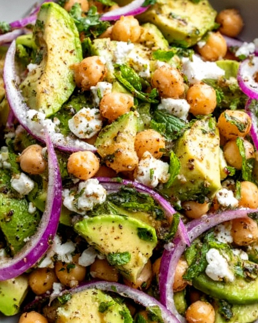 Chickpea Feta Avocado Salad – Quick & Delicious! – Schritt 2