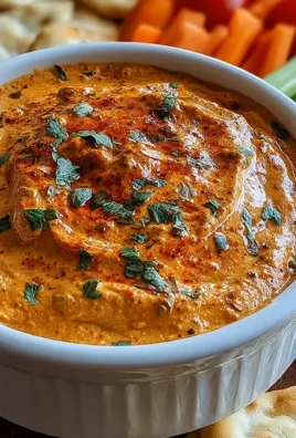 Creamy Roasted Red Pepper Dip