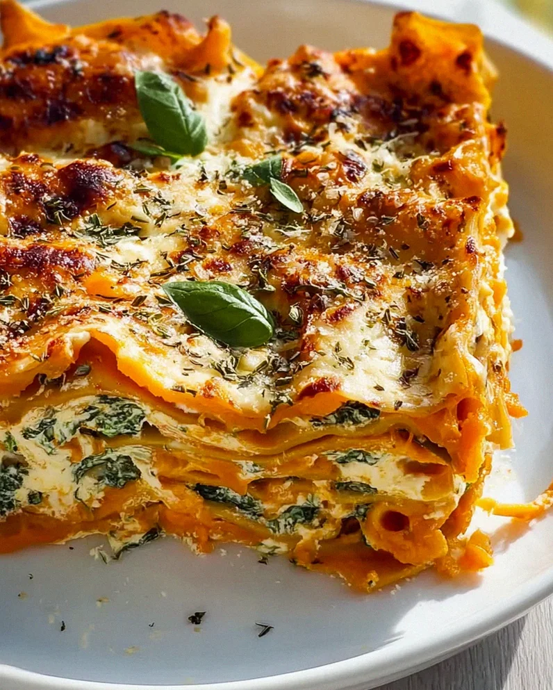 Cremige Butternut-Kürbis-Spinat-Lasagne: Italienisch genießen! – Schritt 2