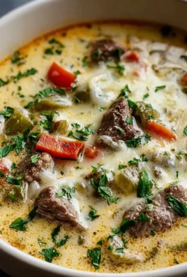 Cremige Philly Cheese Steak Suppe: Dein neues Lieblingsrezept!