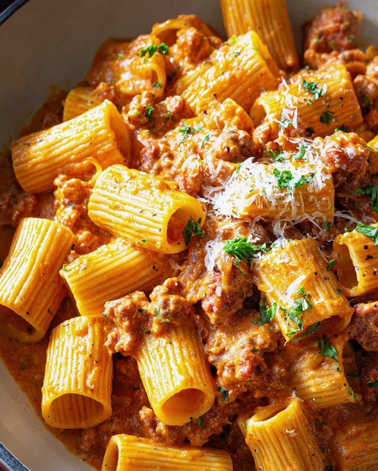 Cremige Rinder-Hähnchenwurst Pasta: Einfach, schnell & lecker! – Schritt 1