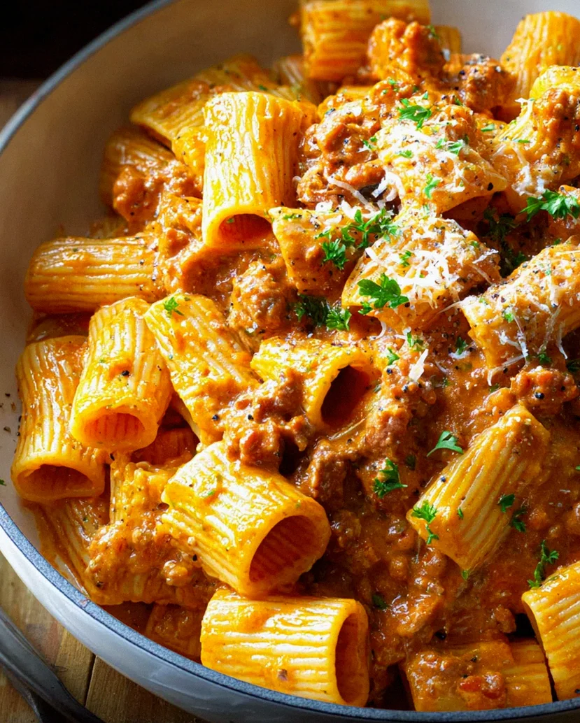 Cremige Rinder-Hähnchenwurst Pasta: Einfach, schnell & lecker! – Schritt 2