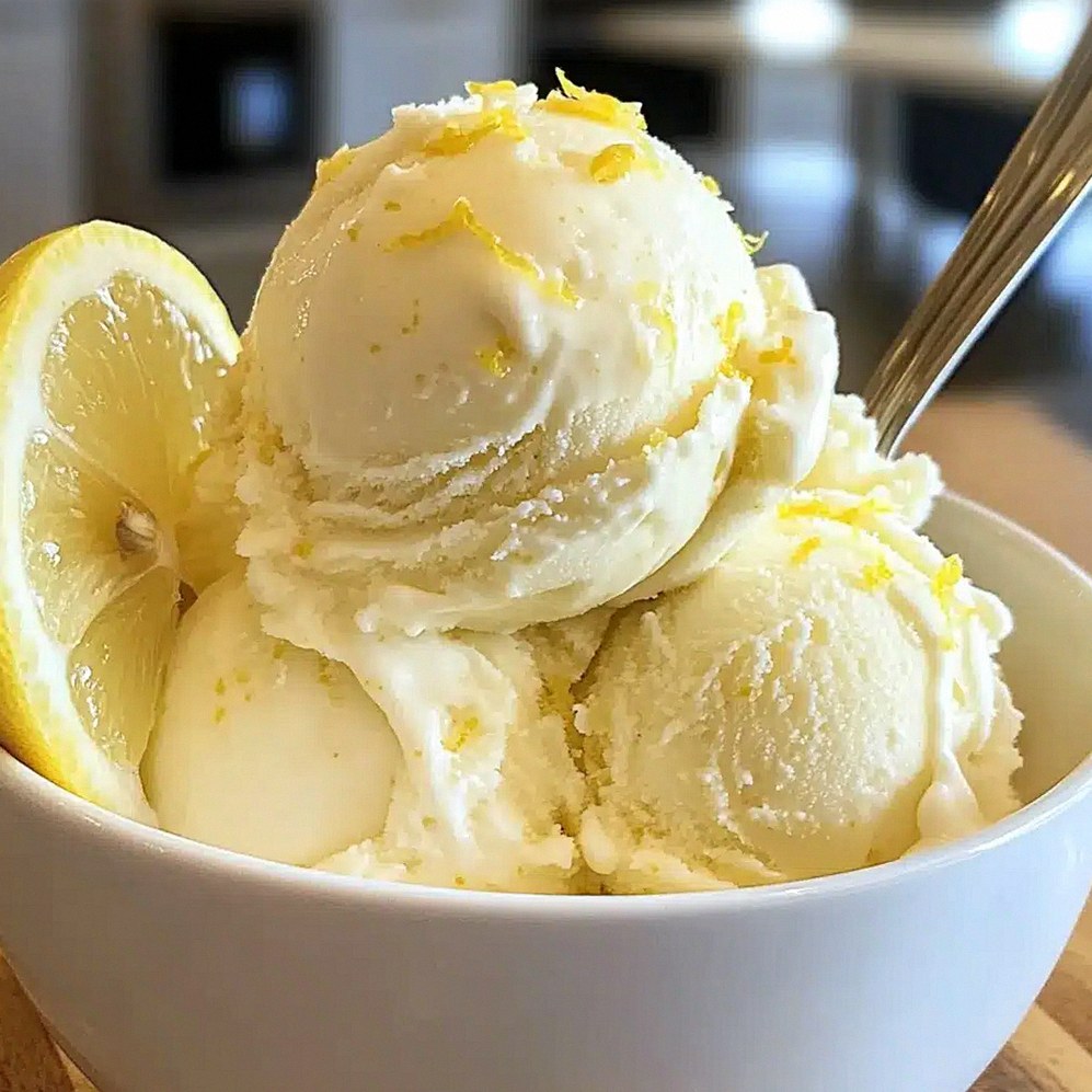 Cremige Zitroneneiscreme für heiße Sommertage – Schritt 1
