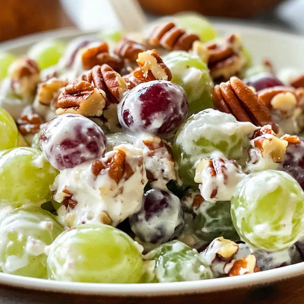 Cremiger Traubensalat für heiße Sommertage – Schritt 1