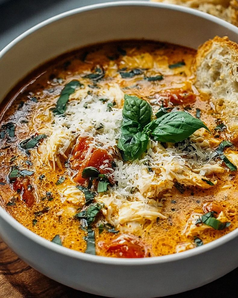 Crockpot Chicken Parmesan Soup – Herzhaft und einfach köstlich!