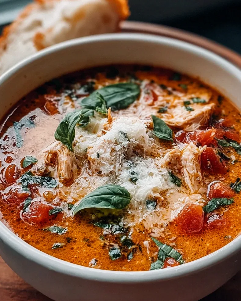 Crockpot Chicken Parmesan Soup – Herzhaft und einfach köstlich! – Schritt 2