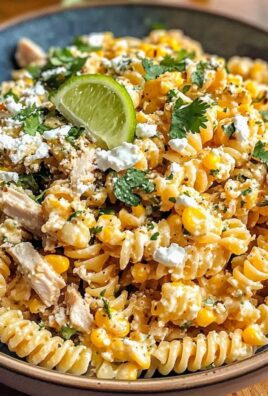 Elote Nudelsalat mit cremigem griechischem Joghurt