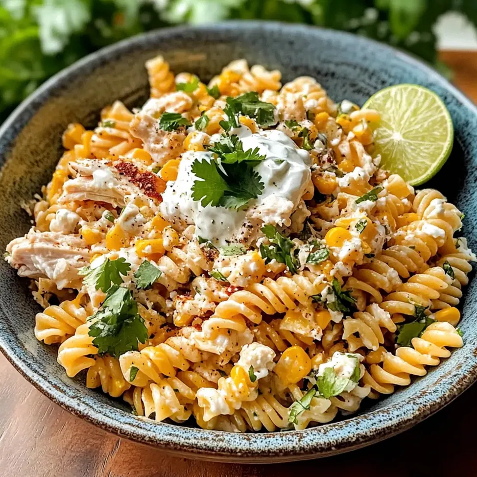 Elote Nudelsalat mit cremigem griechischem Joghurt – Schritt 1