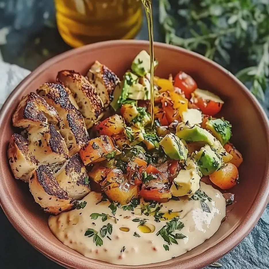 Garnelen Bowl mit Avocado-Mais-Salsa einfach zubereiten