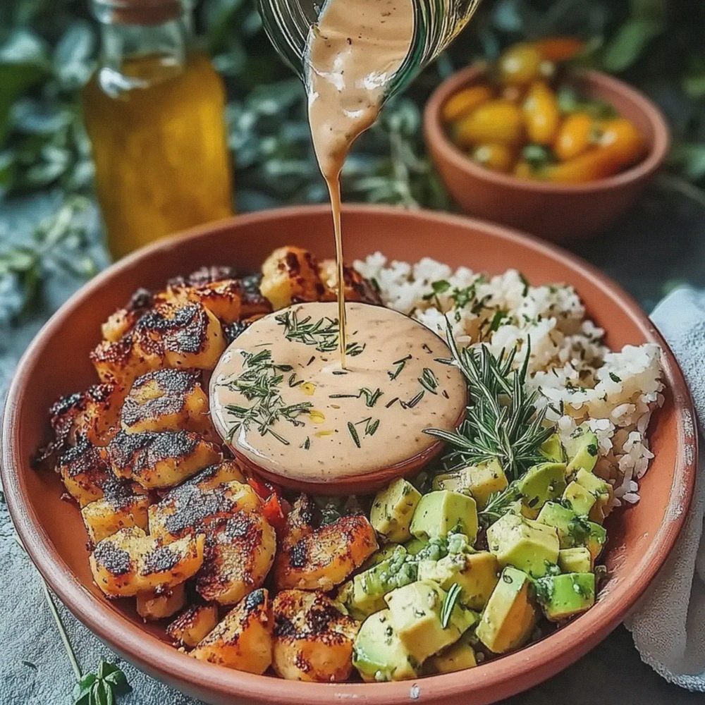 Garnelen Bowl mit Avocado-Mais-Salsa einfach zubereiten – Schritt 1