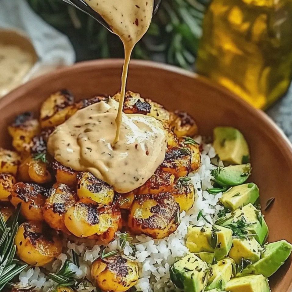 Garnelen Bowl mit Avocado-Mais-Salsa einfach zubereiten – Schritt 2