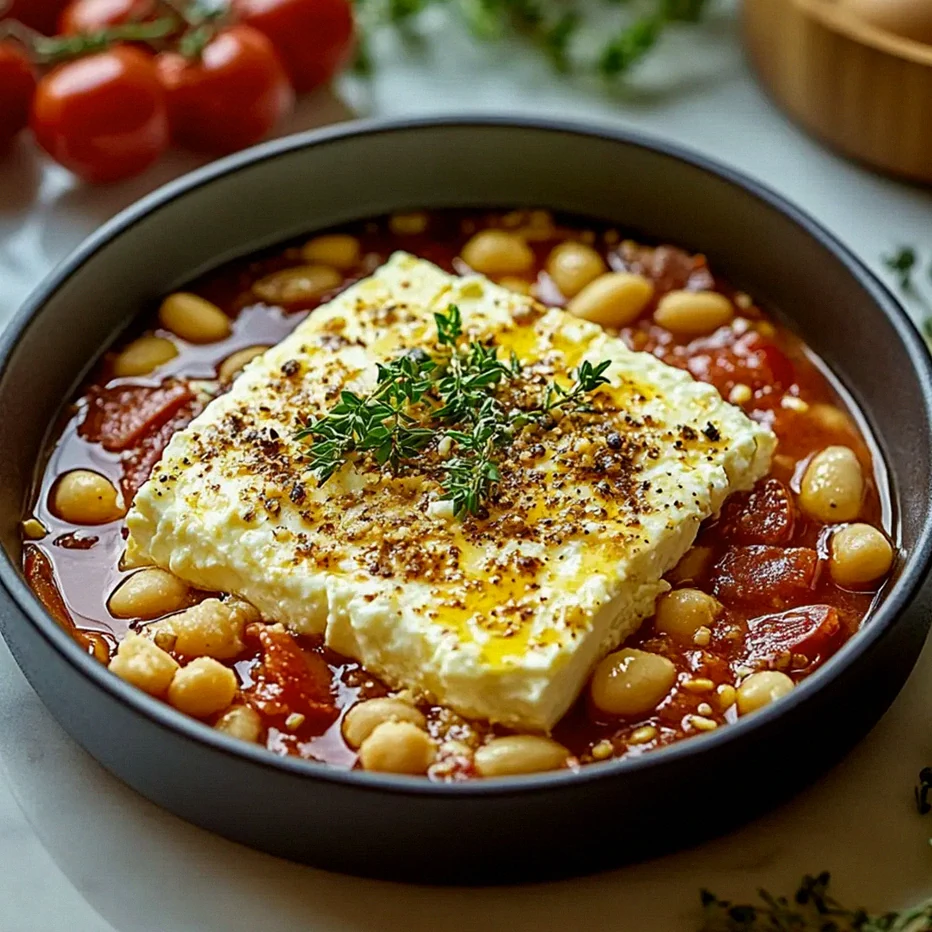 Gebackener Feta mit Riesenbohnen Einfach Zubereiten – Schritt 2