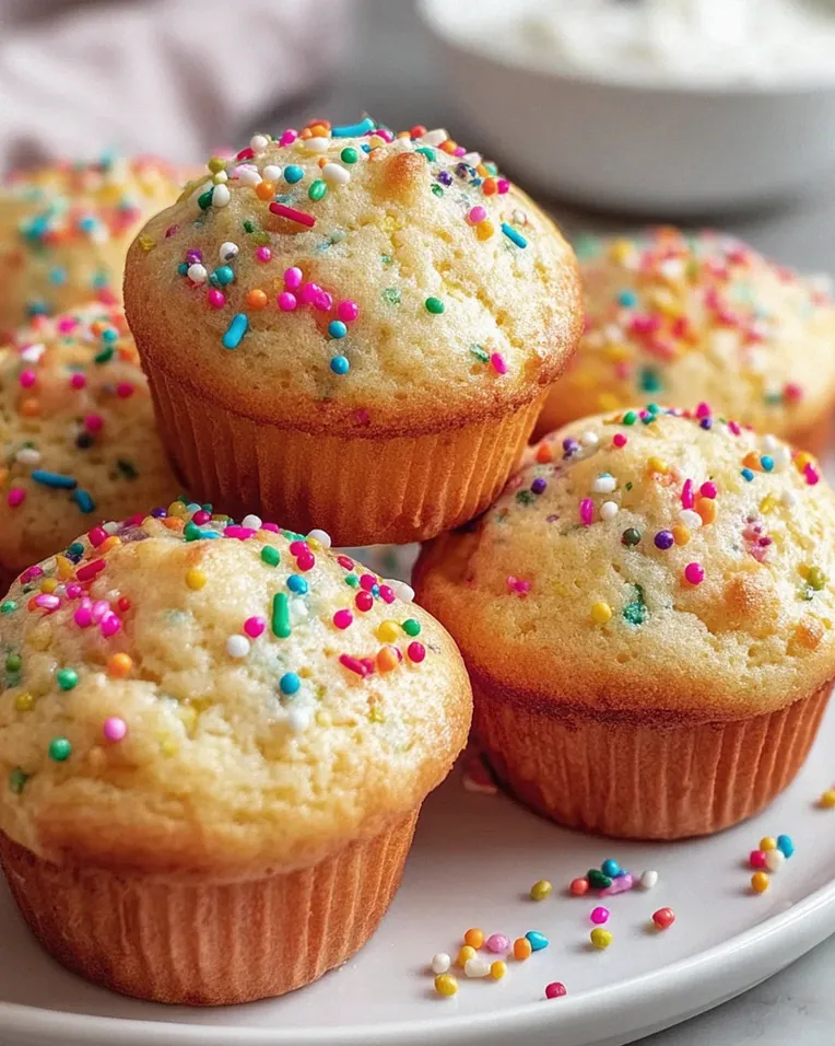 Genuss pur: Mini Funfetti Joghurt Muffins – kinderleicht & lecker!