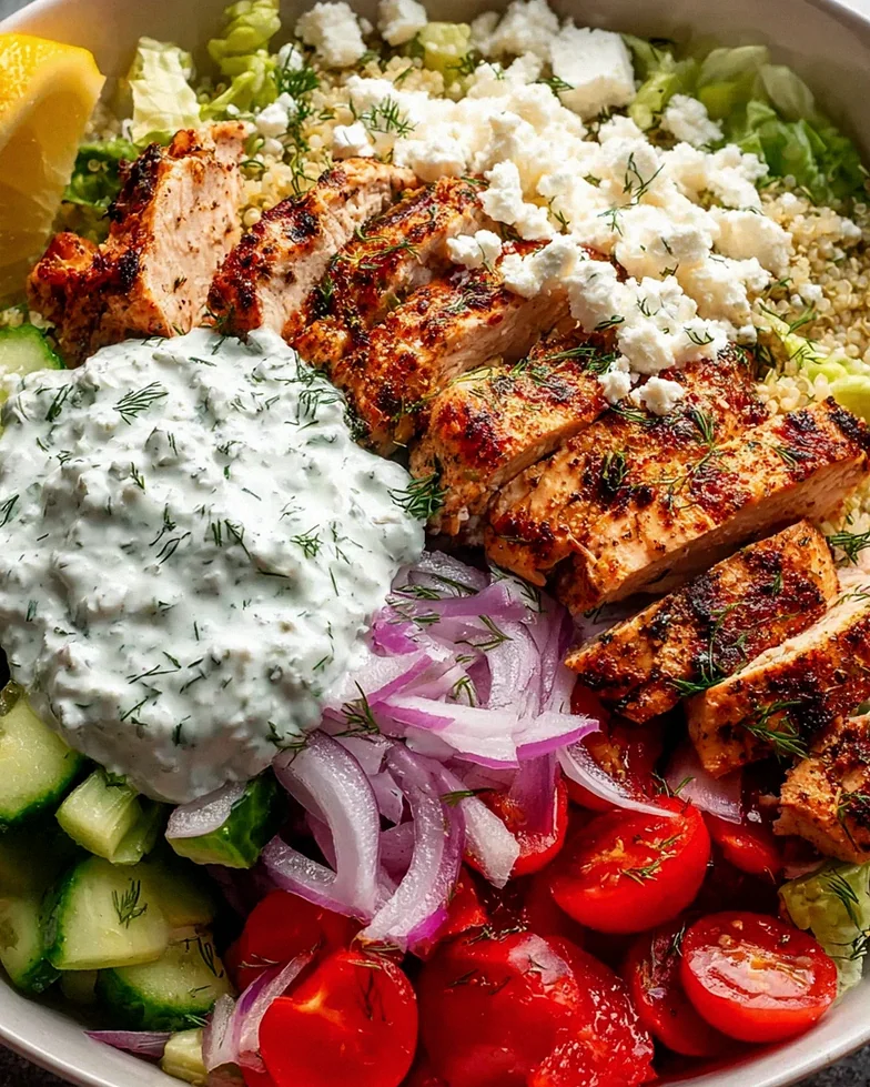 Greek Chicken Bowls Rezept – Einfach & Lecker Genießen!