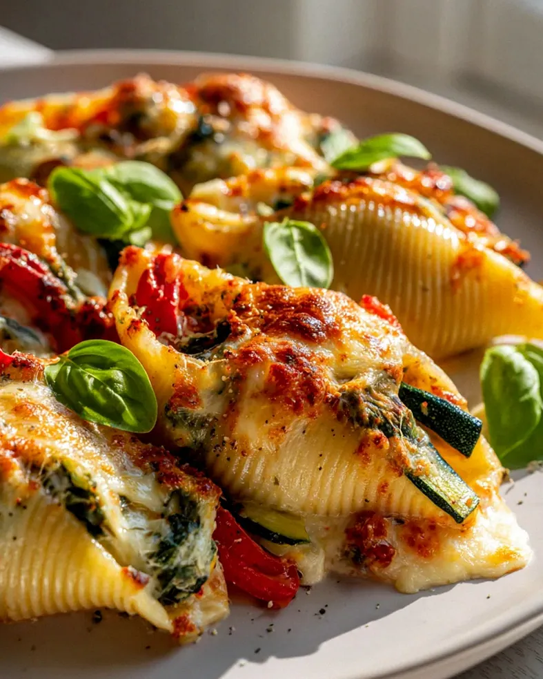 Herzhafter Conchiglioni Auflauf mit Gemüse & Mozzarella – Schritt 2