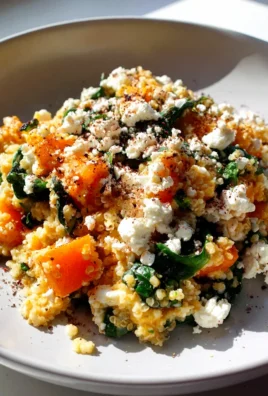 Hirsepfanne mit Kürbis, Spinat und Feta – Gesund genießen!