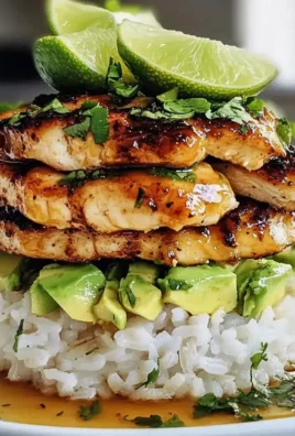 Honig Limetten Hähnchen Avocado Reis leicht gemacht