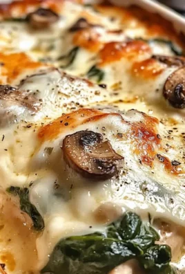 Hühnchen Spinat & Champignon Auflauf für Figurbewusste