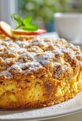 Karotten Apfel Kuchen mit Streuseln – Lecker und einfach!