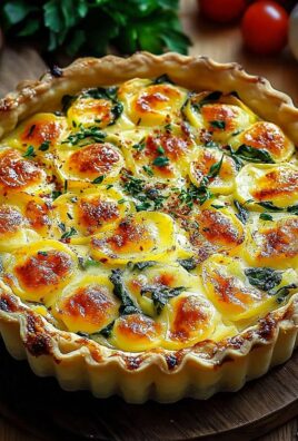 Kartoffel-Quiche mit Kartoffelteig