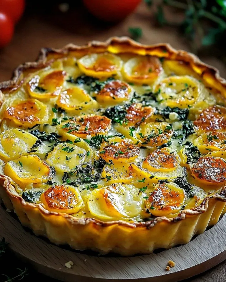 Kartoffel-Quiche mit Kartoffelteig – Schritt 2