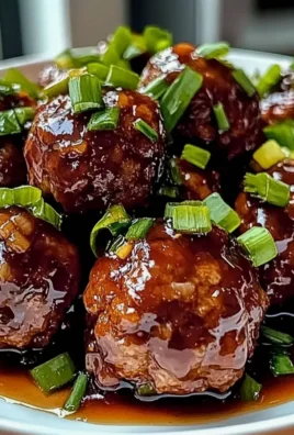 Klebrige Hoisin-Fleischbällchen in 30 Minuten