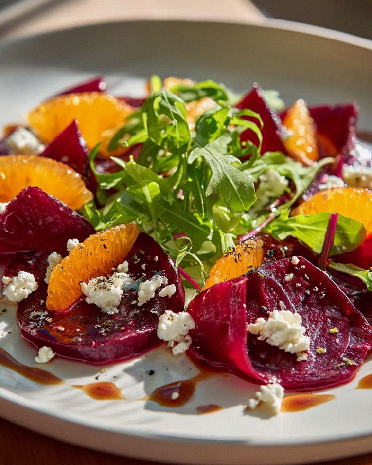 Köstliches Rote Bete Carpaccio