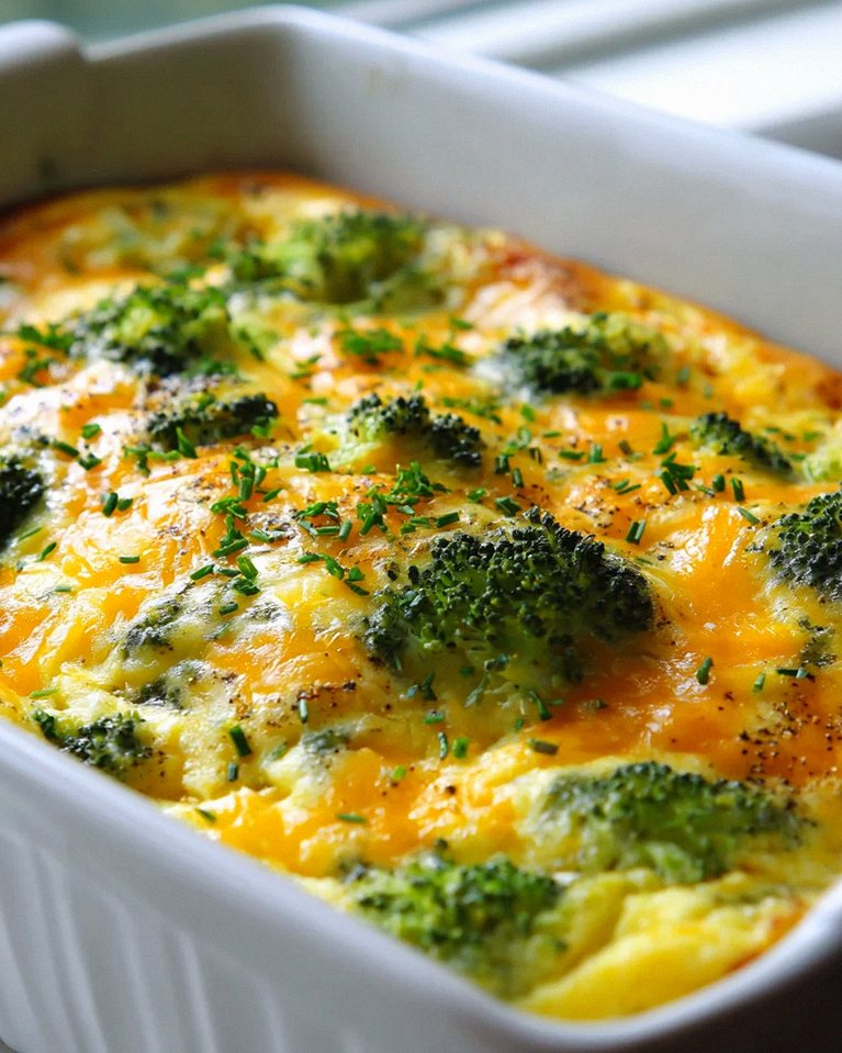 Leckere Broccoli Cheddar Egg Bake Auflauf für jeden Anlass – Schritt 2