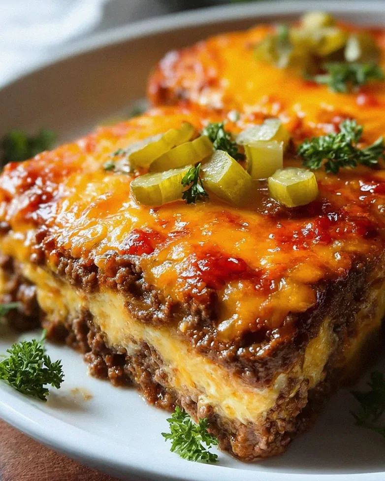 Leckerer Low Carb Cheeseburger Auflauf – Gesund genießen!