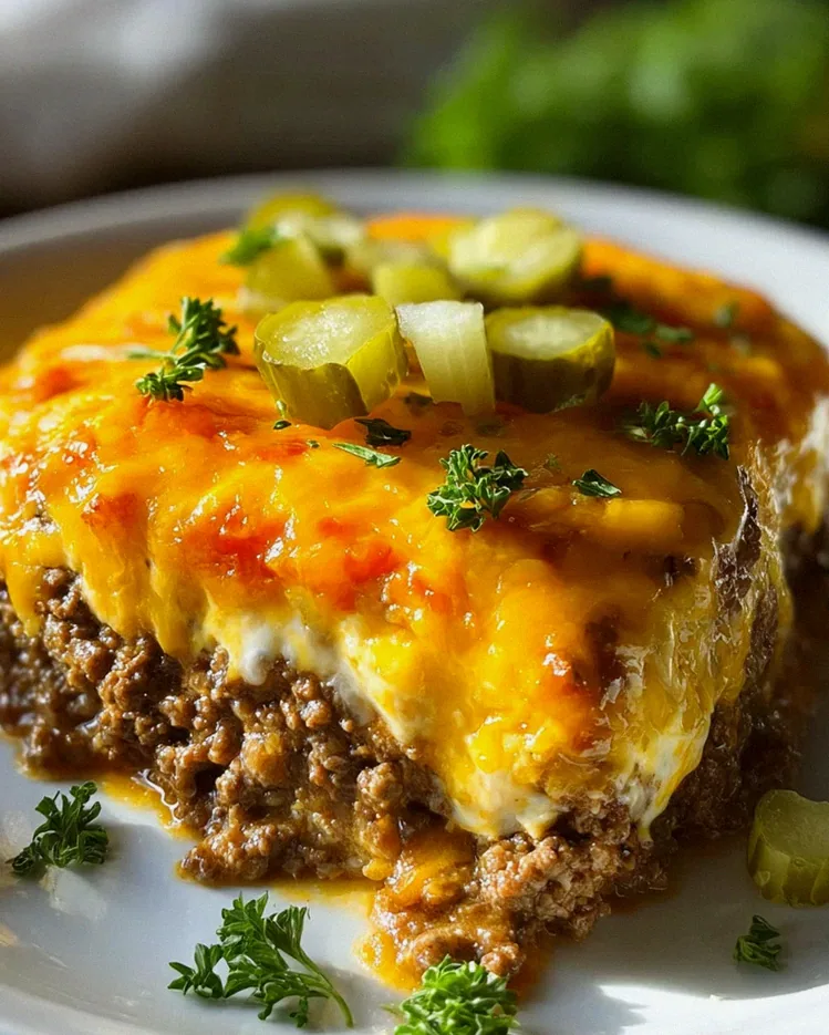 Leckerer Low Carb Cheeseburger Auflauf – Gesund genießen! – Schritt 2