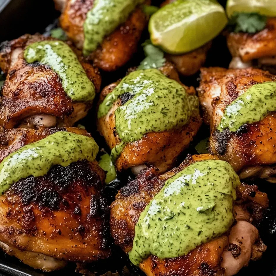 Peruanisches Hähnchen mit grünem Dip genießen