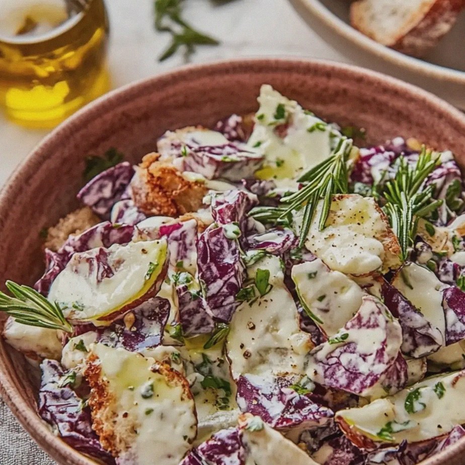 Radicchio Salat fruchtig und lecker zubereiten – Schritt 2