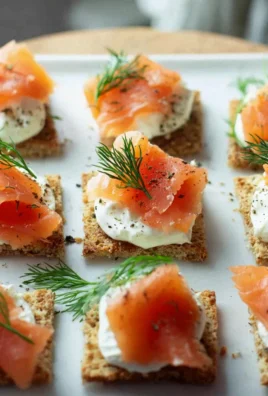 Raffinierte Lachs-Canapés: Perfekt für jede Feier!