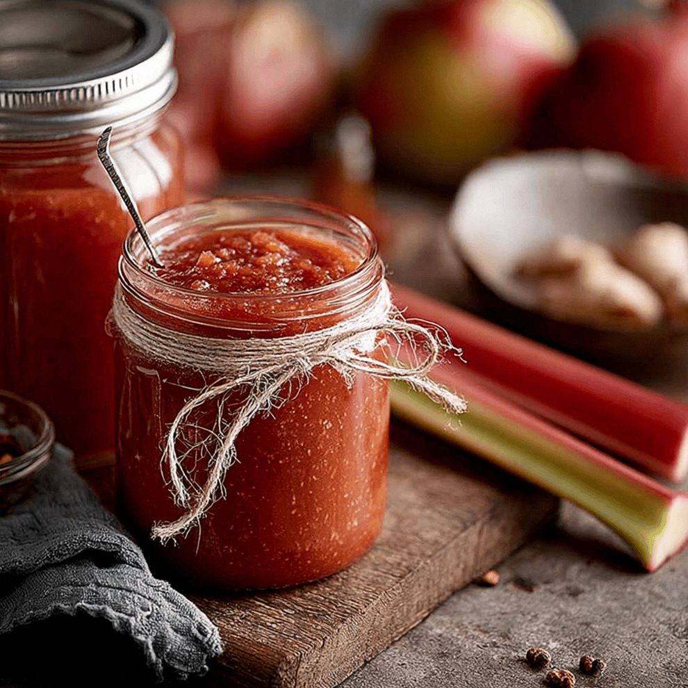 Rhabarber-Chutney – Schritt 1