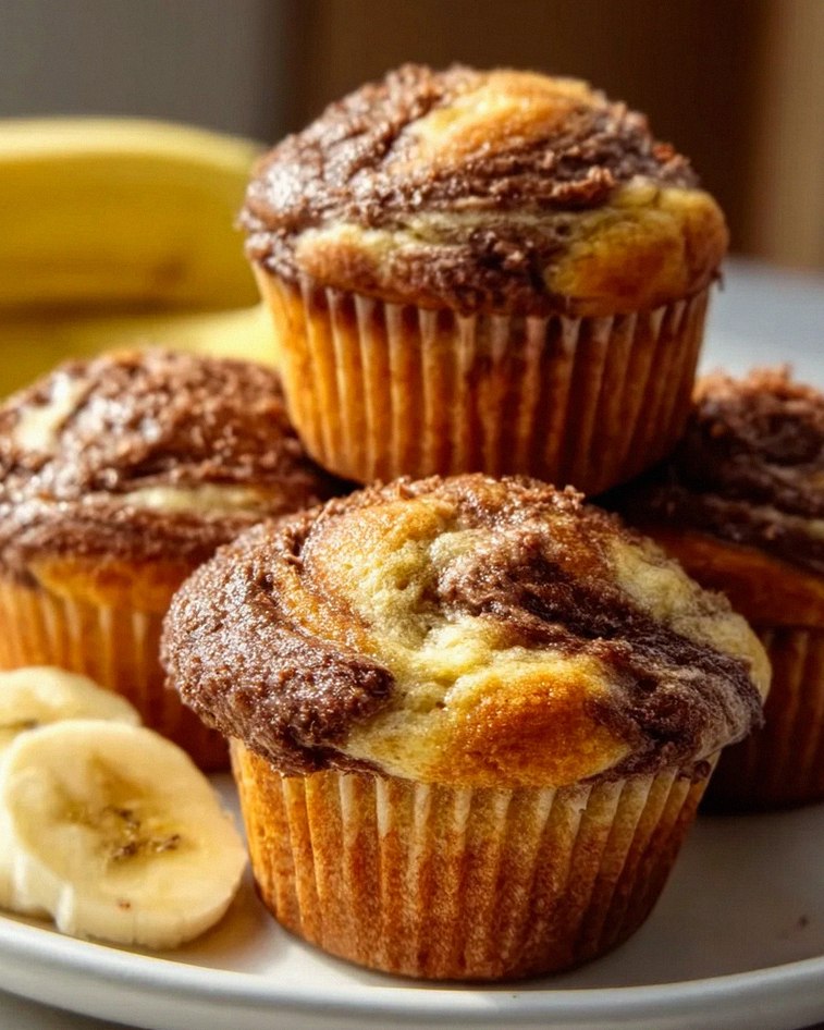 Saftige Nutella-Bananen-Muffins: Ein Genuss für jeden Tag!