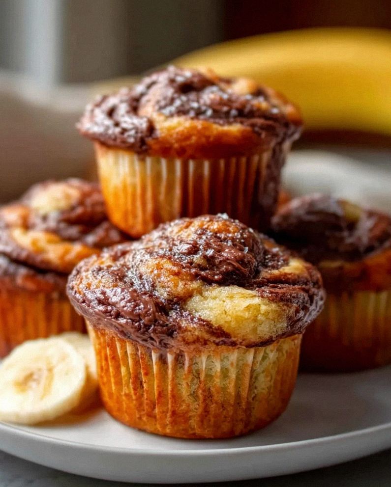 Saftige Nutella-Bananen-Muffins: Ein Genuss für jeden Tag! – Schritt 2