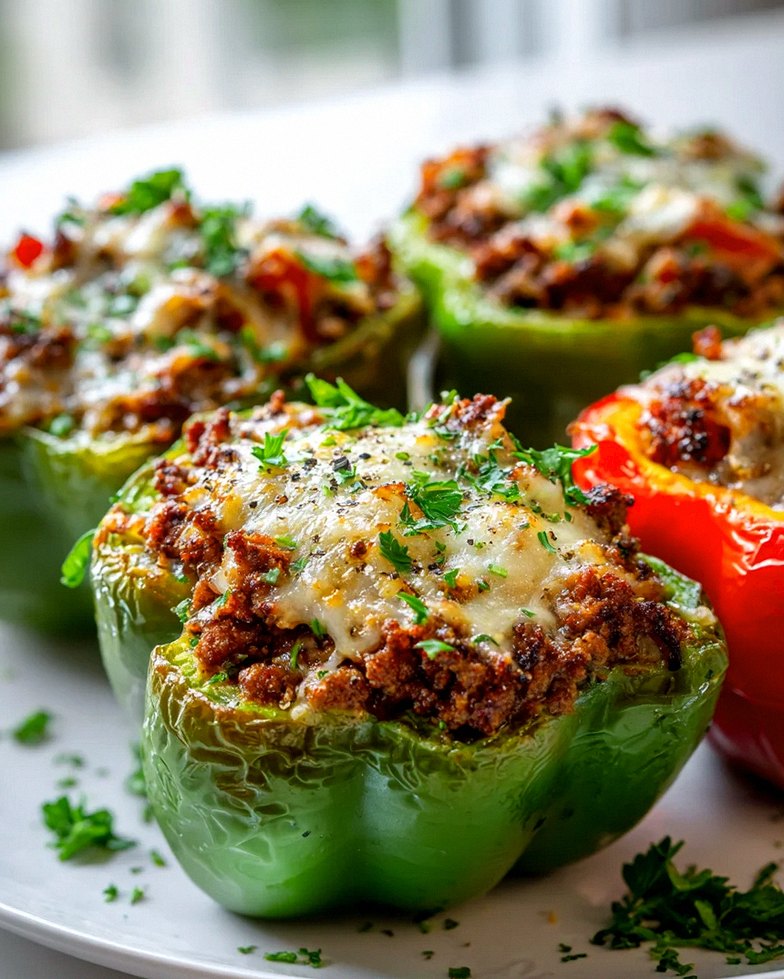 Saftige Paprika-Boote mit Hackfleisch – Schritt 1