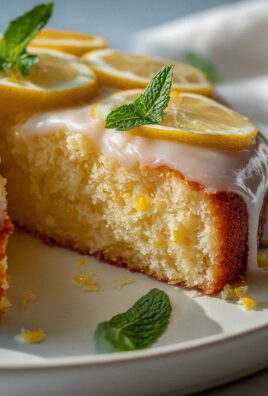 Saftiger Joghurt Zitronen Kuchen – Ein einfacher Rührkuchen!