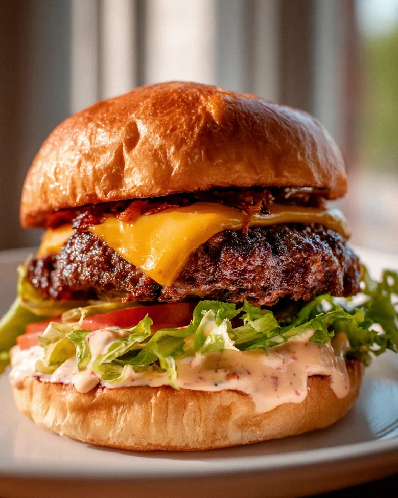 Saftiger Smash Burger mit cremiger Beef Baconnaise Sauce – Schritt 2