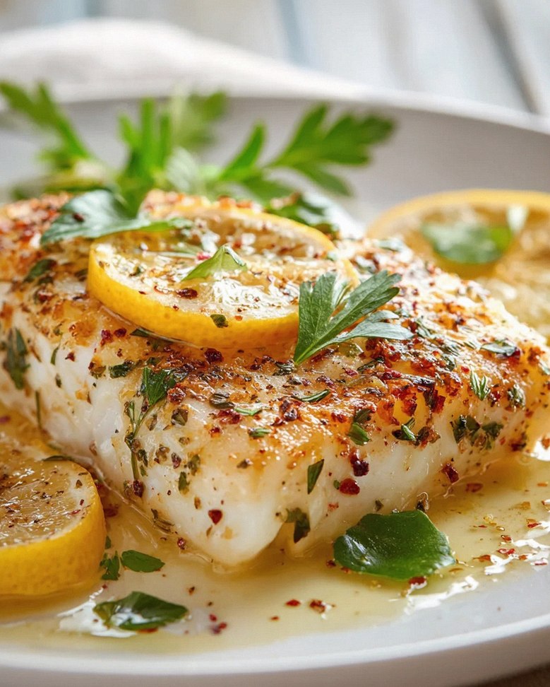 Saftiges Zitronenfischfilet aus dem Ofen – aromatisch & zart!