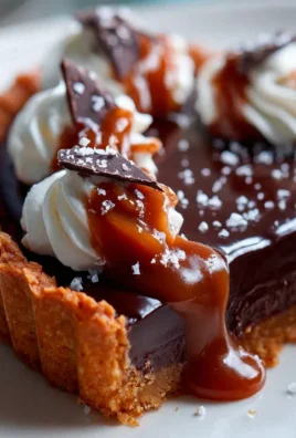 Salted Caramel Schoko Tarte: Süß, salzig, unwiderstehlich!