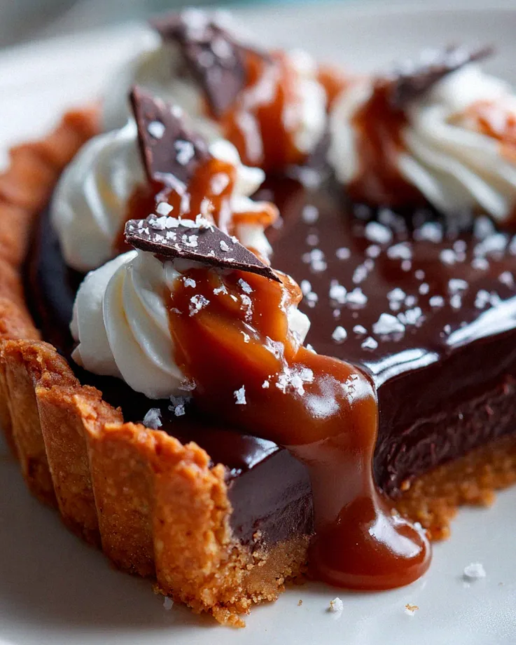 Salted Caramel Schoko Tarte: Süß, salzig, unwiderstehlich!